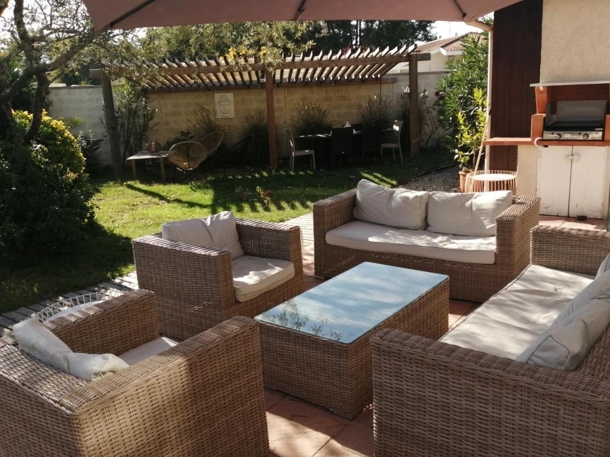 Maison Familiale En Bois Avec Piscine, Proche Du Bassin Gujan-Mestras Zewnętrze zdjęcie